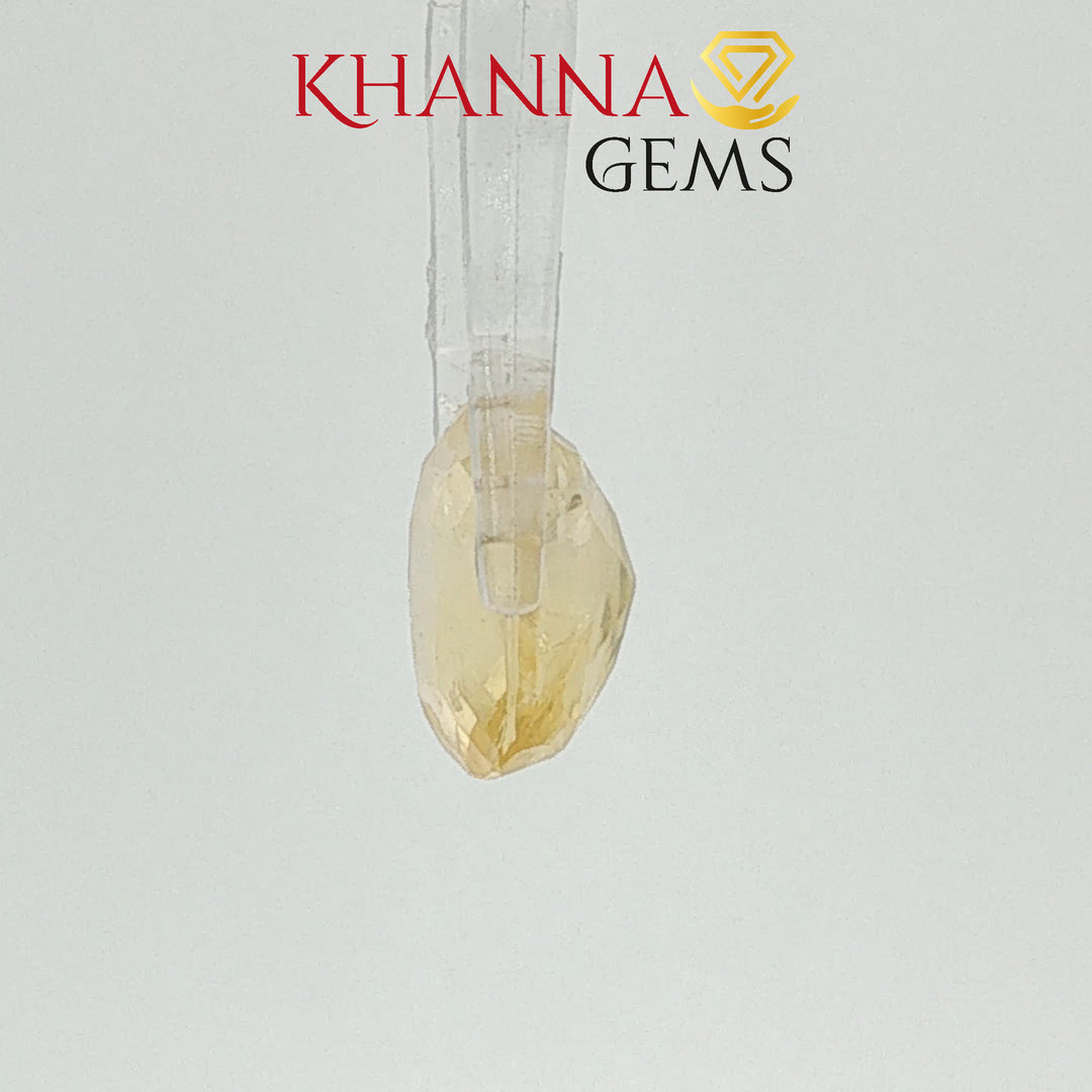 4.96/CT Natural Yellow Sapphire with Govt Lab Certificate-115661