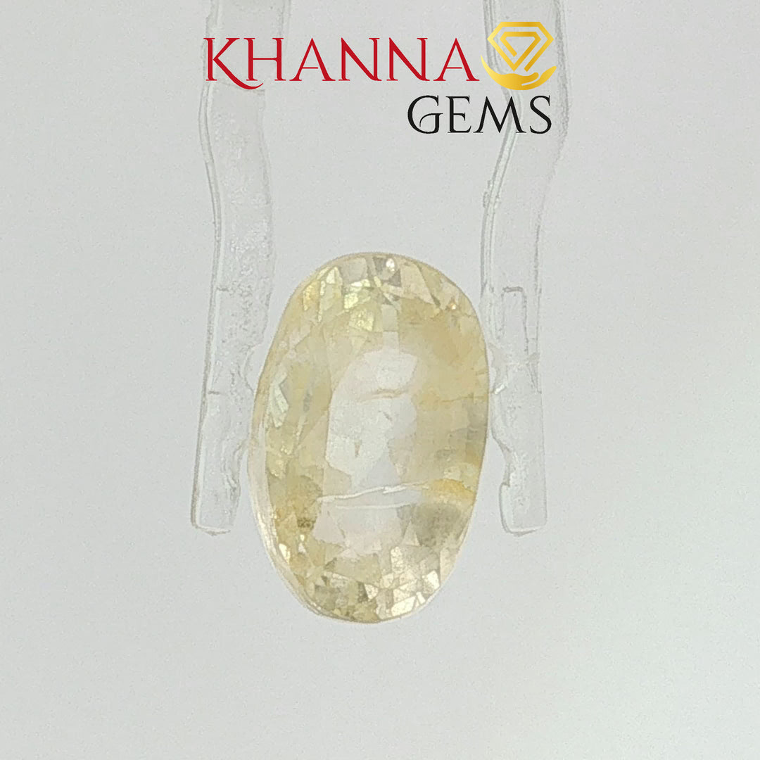 9.40/CT Natural Yellow Sapphire with Govt Lab Certificate-115800