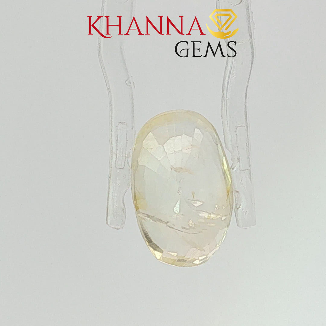 9.40/CT Natural Yellow Sapphire with Govt Lab Certificate-115800