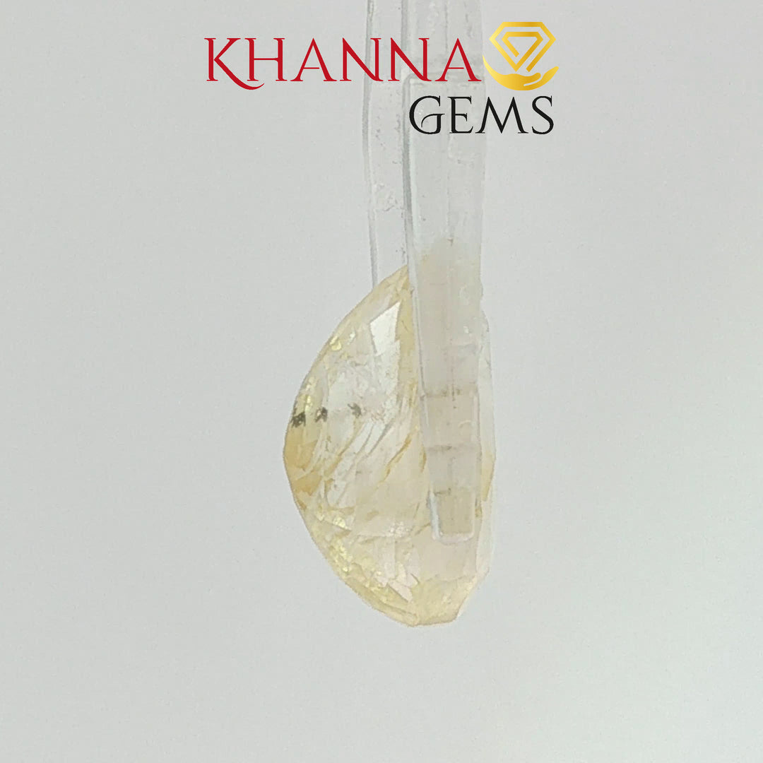 9.40/CT Natural Yellow Sapphire with Govt Lab Certificate-115800