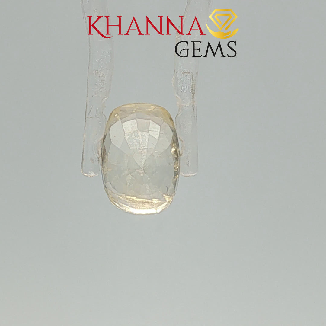 4.65/CT Natural Yellow Sapphire with Govt Lab Certificate-116190