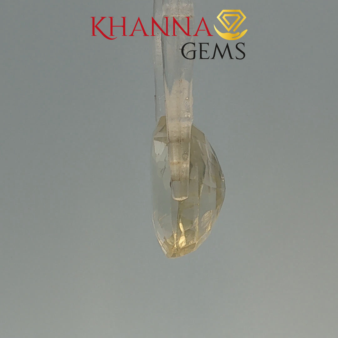 10.42/CT Natural Yellow Sapphire with Govt Lab Certificate-78810