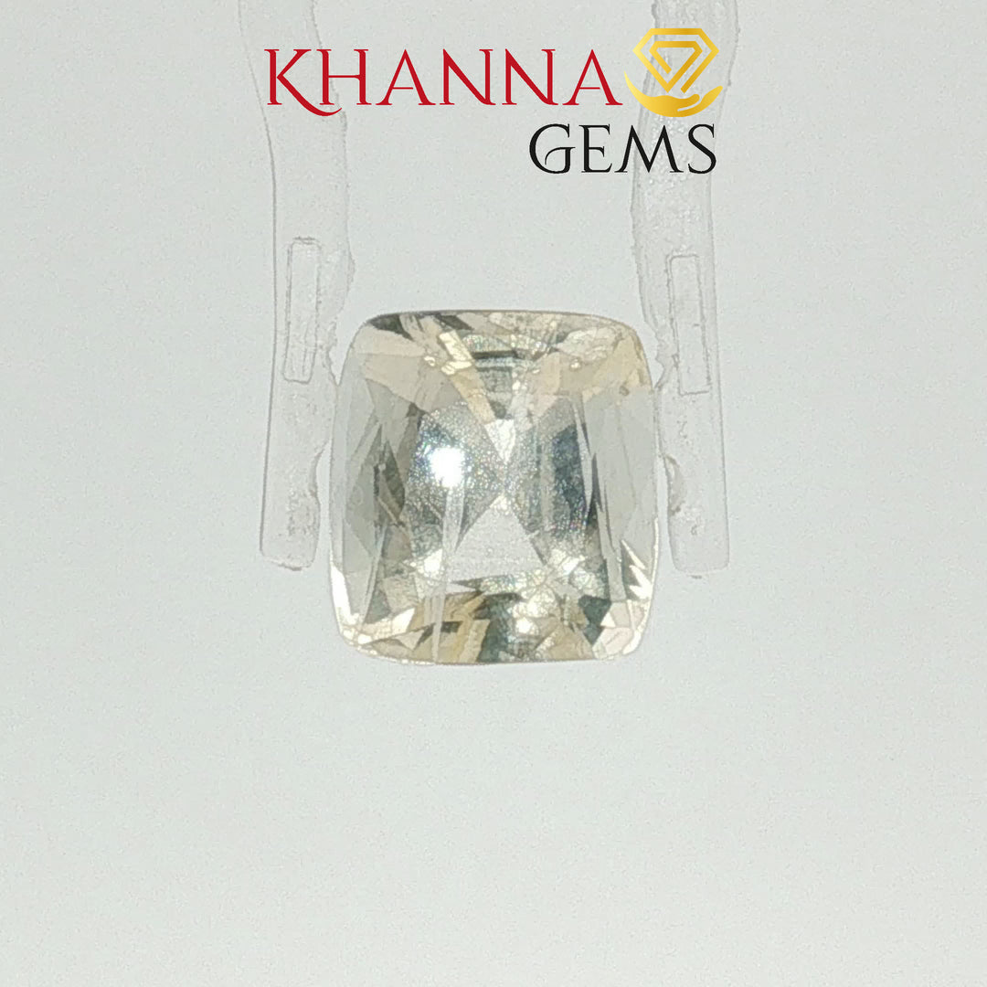 5.83/CT Natural Yellow Sapphire with Govt Lab Certificate-116295