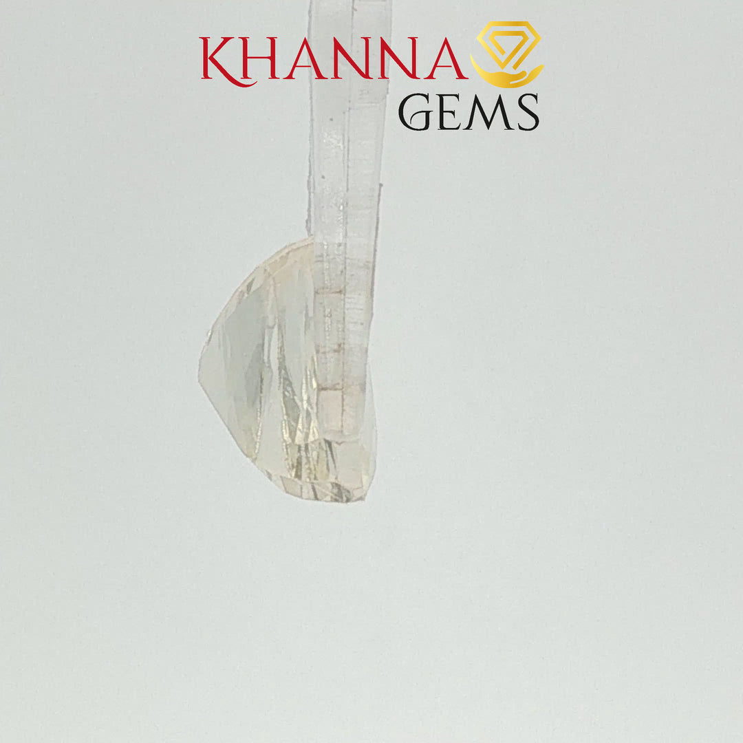 5.83/CT Natural Yellow Sapphire with Govt Lab Certificate-116295