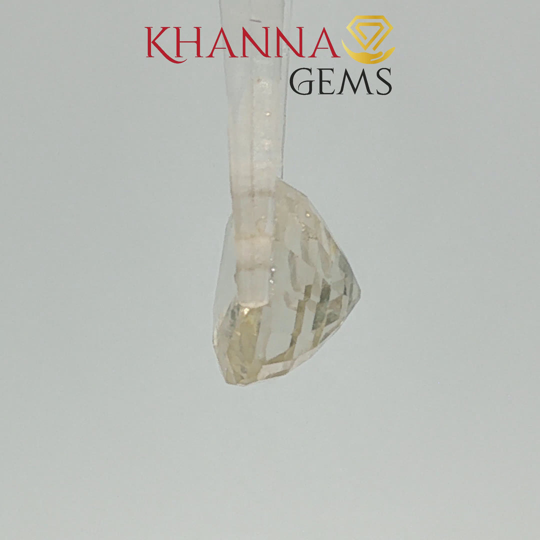 6.65/CT Natural Yellow Sapphire with Govt Lab Certificate-116297