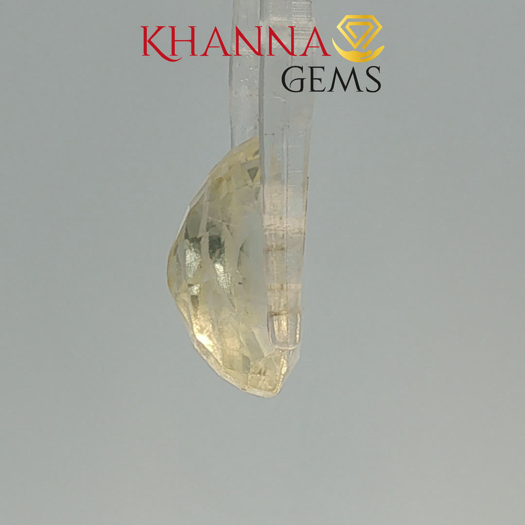 10.27/CT Natural Yellow Sapphire with Govt Lab Certificate-116300
