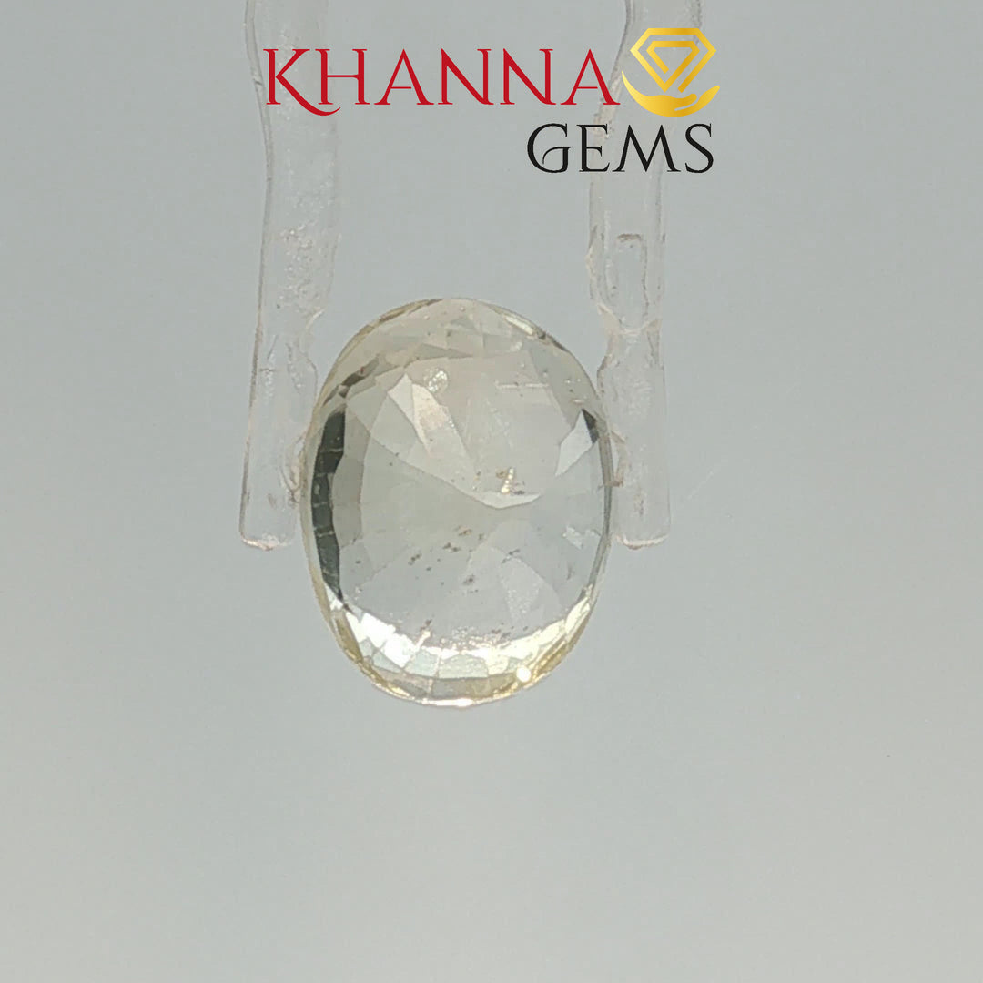 7.58/CT  Natural Yellow Sapphire With Govt Lab Certificate-116301