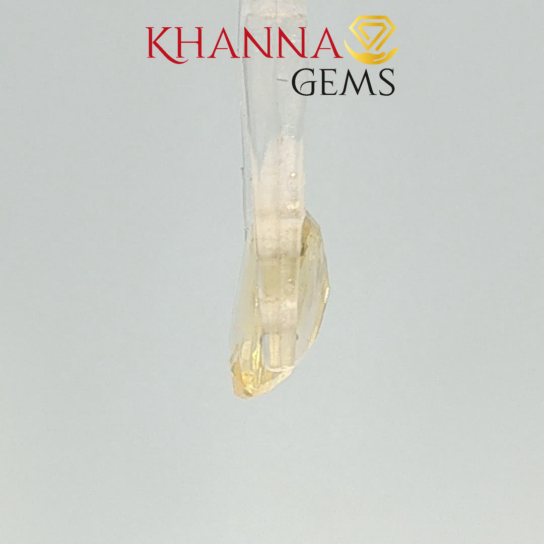 3.80/CT  Natural Yellow Sapphire with Govt Lab Certificate-117174