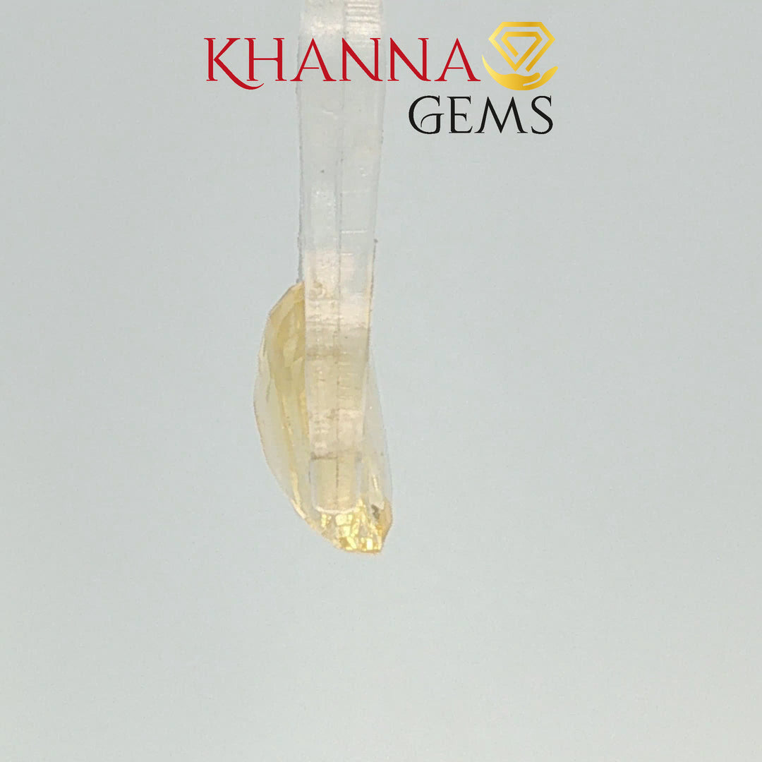 3.80/CT  Natural Yellow Sapphire with Govt Lab Certificate-117174