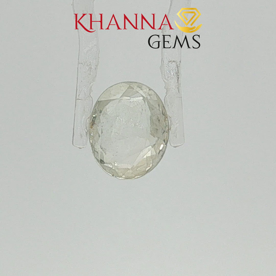 5.04/CT Natural Yellow Sapphire With Govt Lab Certificate-117537