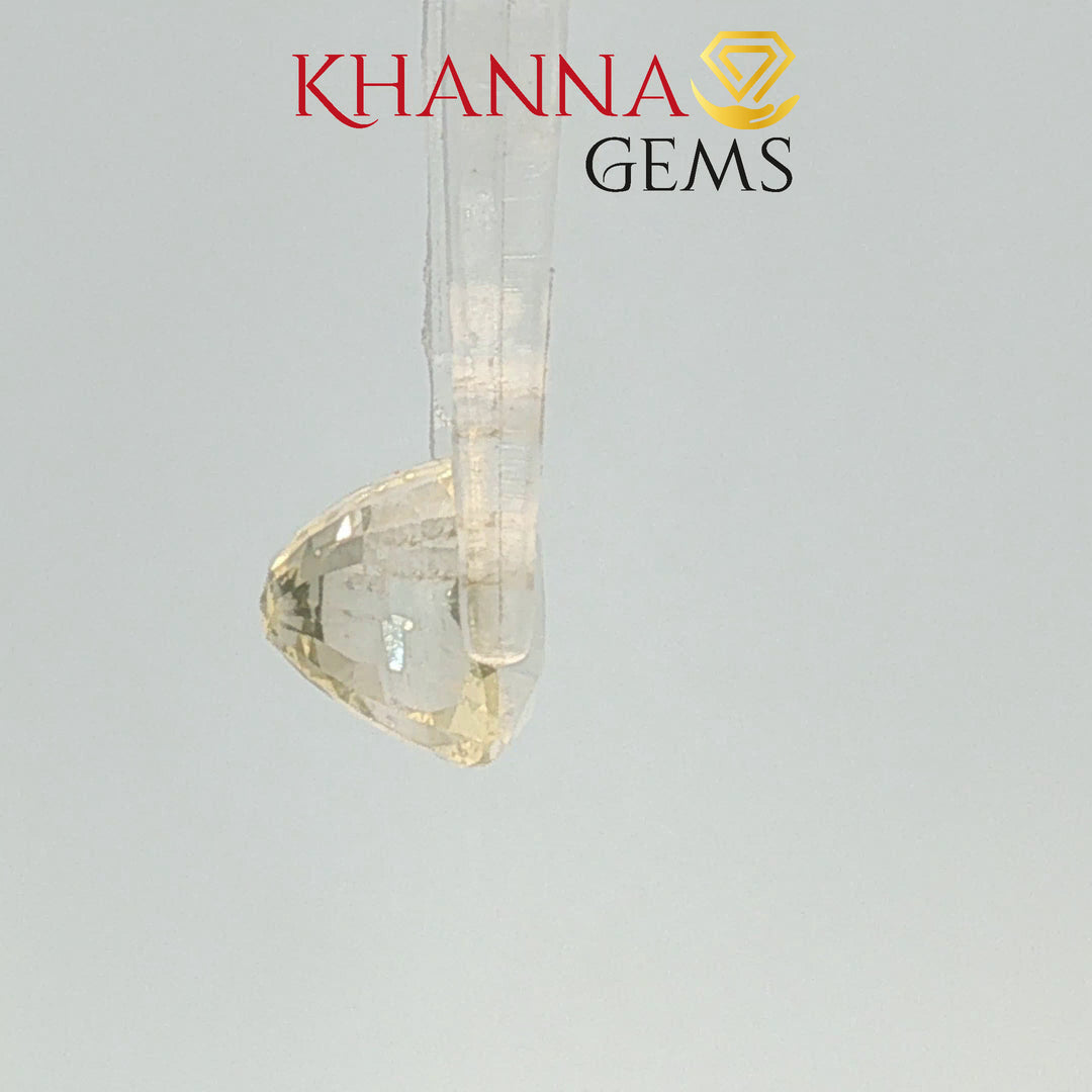 3.83/CTNatural Yellow Sapphire with Govt Lab Certificate-118182