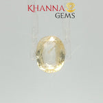 Load image into Gallery viewer, 4.93/CT  Natural Yellow Sapphire with Govt Lab Certificate-118231