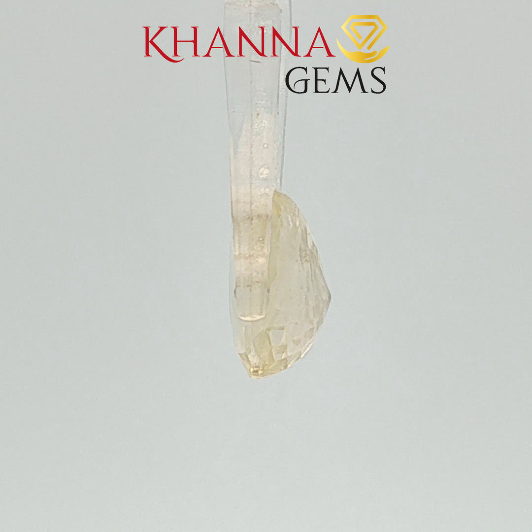 4.93/CT  Natural Yellow Sapphire with Govt Lab Certificate-118231