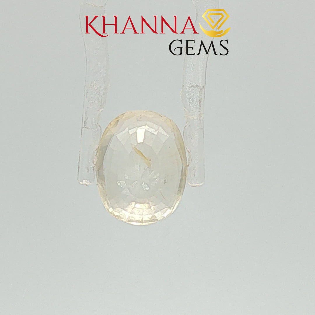 4.93/CT  Natural Yellow Sapphire with Govt Lab Certificate-118231