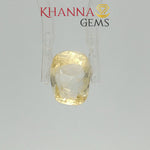Load image into Gallery viewer, 3.66/CT Natural Yellow Sapphire with Govt Lab Certificate-118257