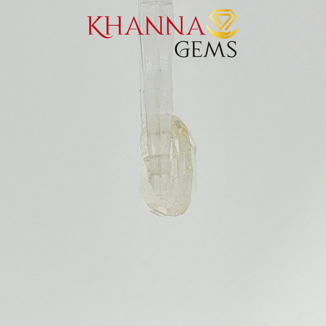 4.08/CT Natural Yellow Sapphire with Govt Lab Certificate-118669