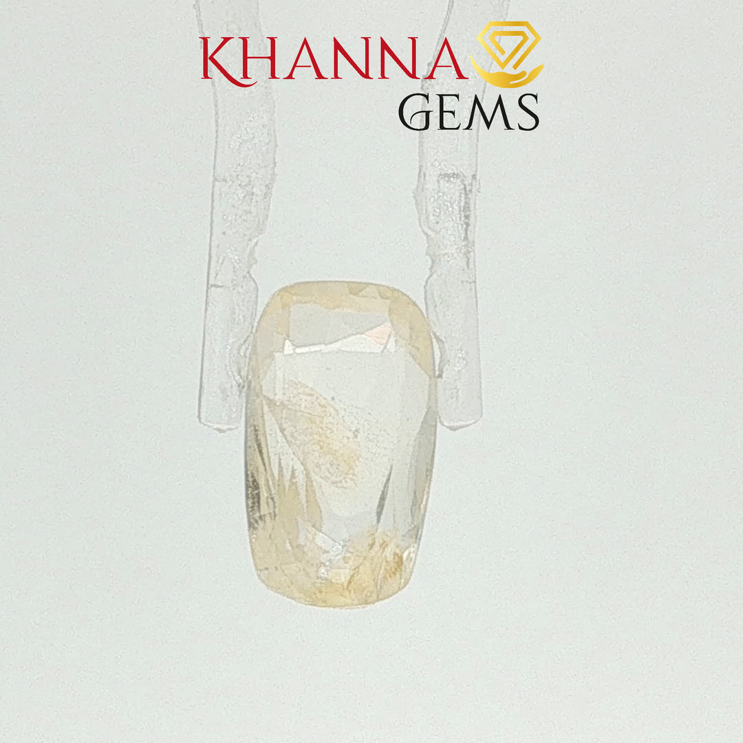 4.51/CT Natural Yellow Sapphire With Govt Lab Certificate-118672