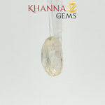 Load image into Gallery viewer, 3.93/CT Natural Yellow Sapphire Stone with Govt Lab Certificate-118673