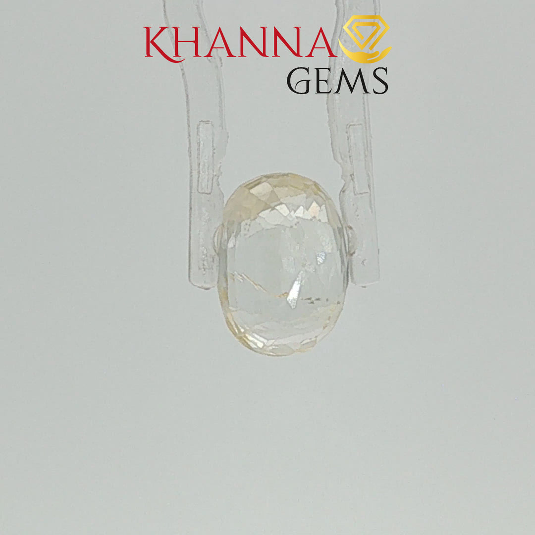 3.99/CT  Natural Yellow Sapphire with Govt Lab Certificate-118675