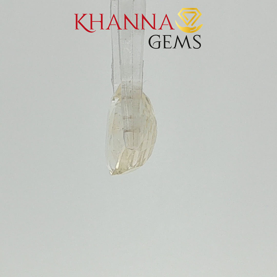 3.90/CT  Natural Yellow Sapphire with Govt Lab Certificate-118676