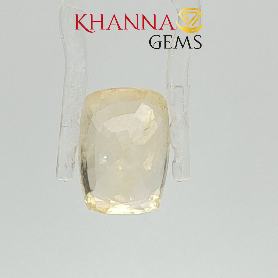 8.57/CT Natural Yellow Sapphire with Govt Lab Certificate-119160
