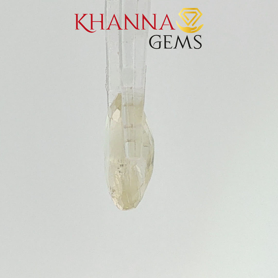 4.94/CT Natural Yellow Sapphire With Govt Lab Certificate-120383