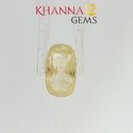 Load image into Gallery viewer, 4.00/CT Natural Yellow Sapphire with Govt Lab Certificate-120535