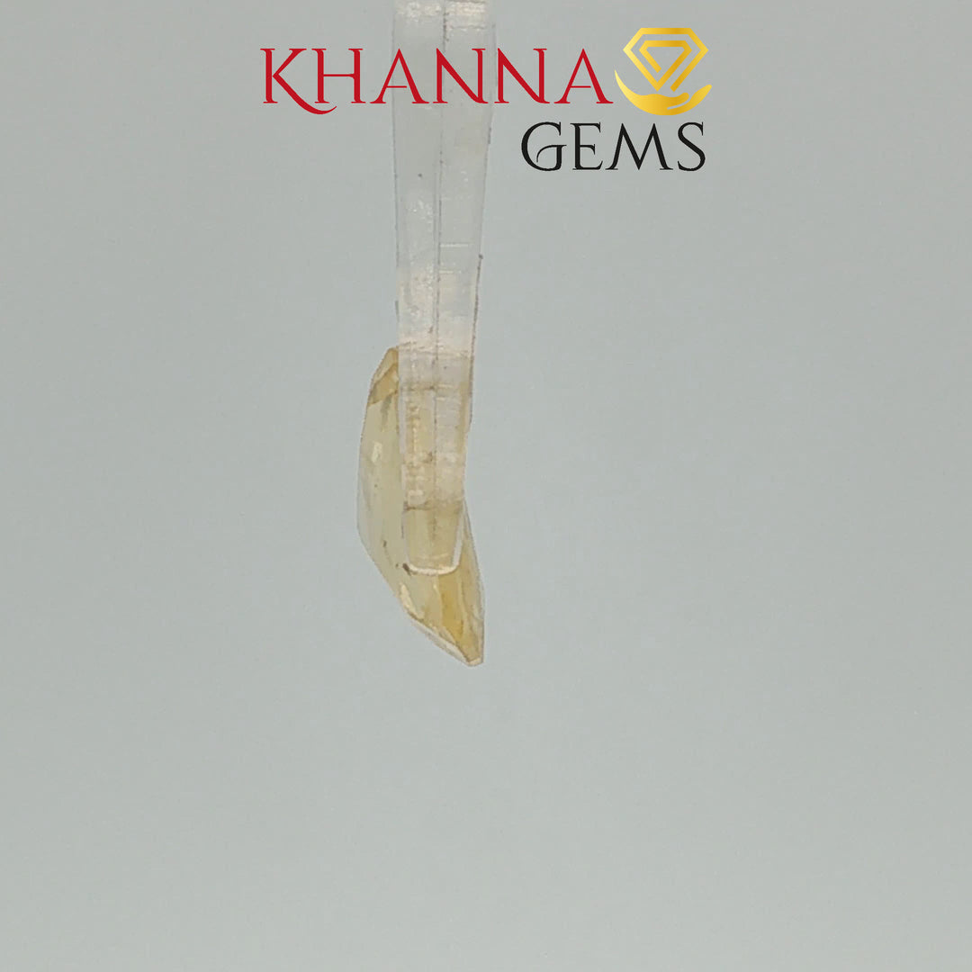 3.14/CT Natural Yellow sapphire with Govt Lab Certificate-120536