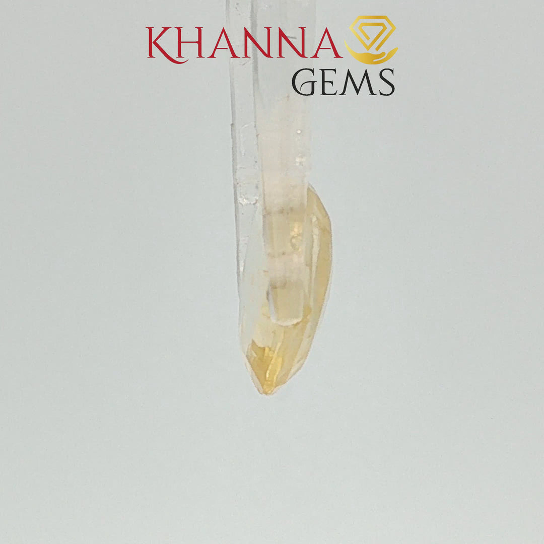 4.10/CT Natural yellow sapphire with Govt Lab Certificate-120537