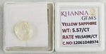Load image into Gallery viewer, 5.57/CT Natural Yellow Sapphire With Govt Lab Certificate-12061D48974