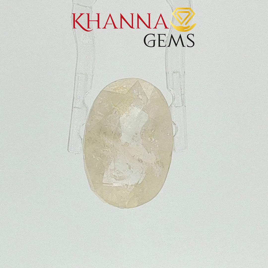9.40/CT Natural Yellow Sapphire With Govt Lab Certificate-12061D48976
