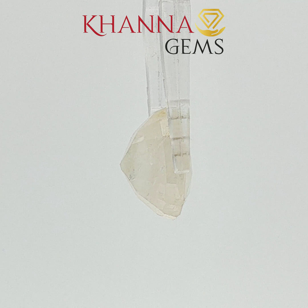 6.69/CT Natural Yellow Sapphire With Govt Lab Certificate-12061D48977