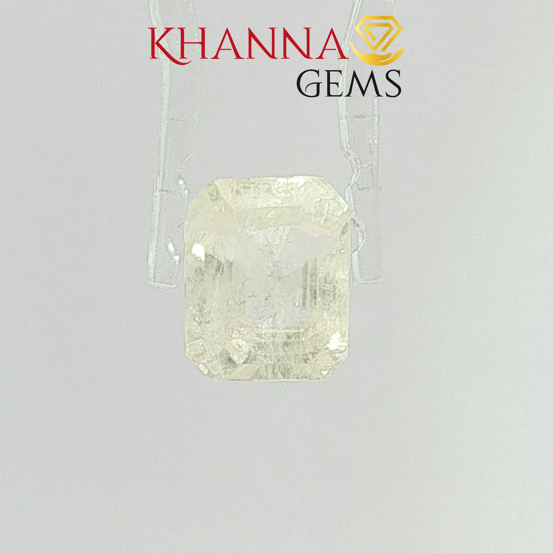 5.76/CT Natural Yellow Sapphire With Govt Lab Certificate-12061D48978