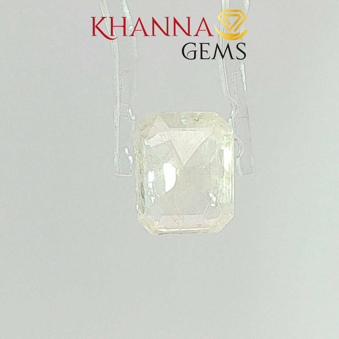5.76/CT Natural Yellow Sapphire With Govt Lab Certificate-12061D48978