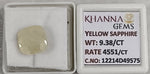 Load image into Gallery viewer, 9.38/CT Natural Yellow Sapphire With Govt Lab Certificate-12214D49575