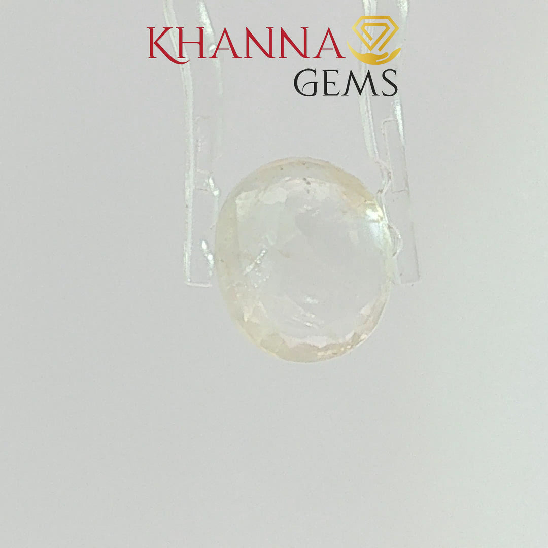 5.87/CT Natural Yellow Sapphire With Govt Lab Certificate-12313D49910