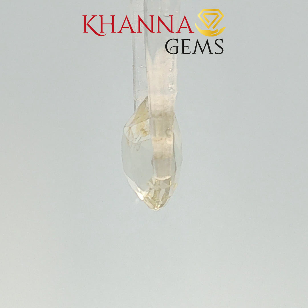 4.04/CT Natural Yellow Sapphire With Govt Lab Certificate-12377D50192