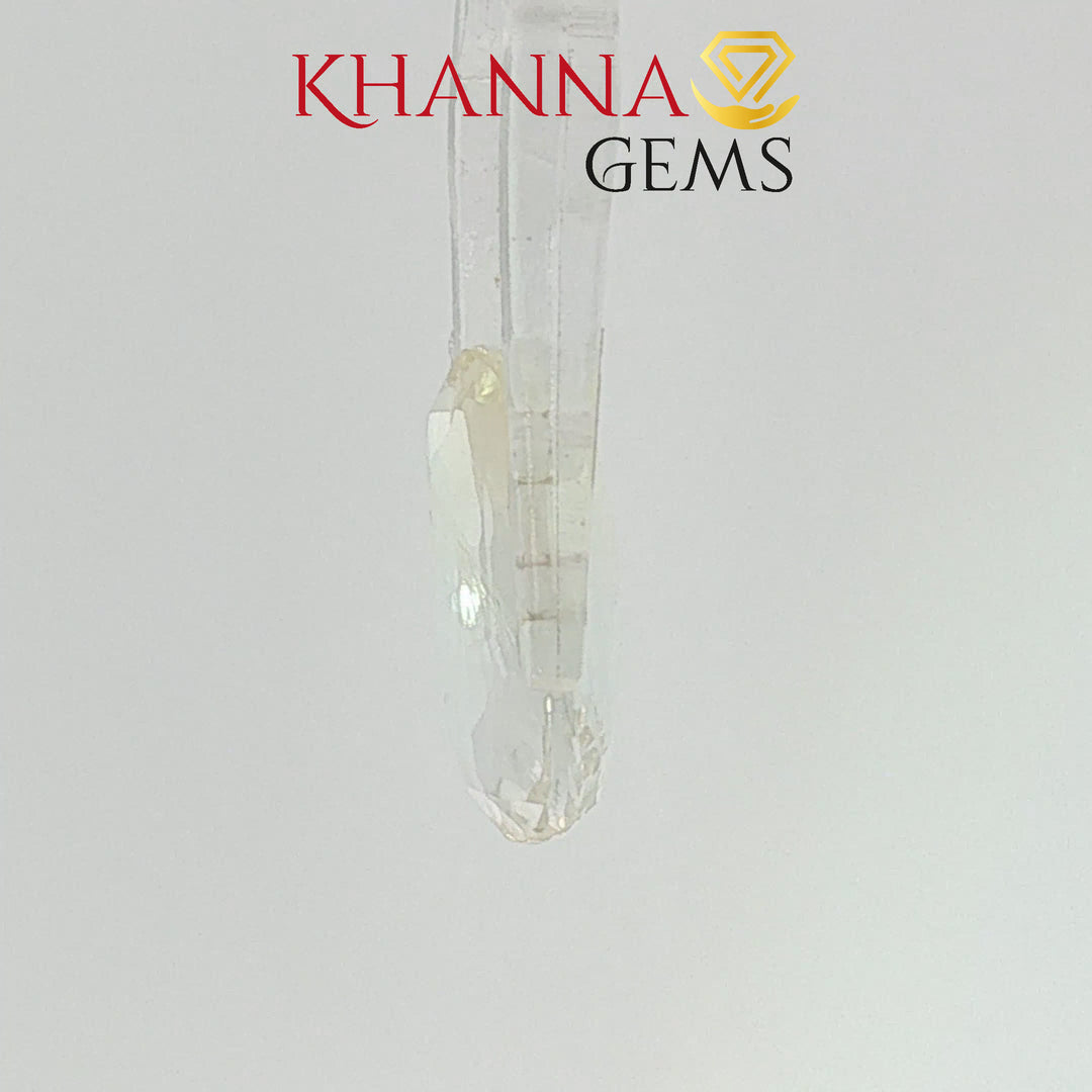 5.85/CT Natural Yellow Sapphire With Govt Lab Certificate-12377D50195