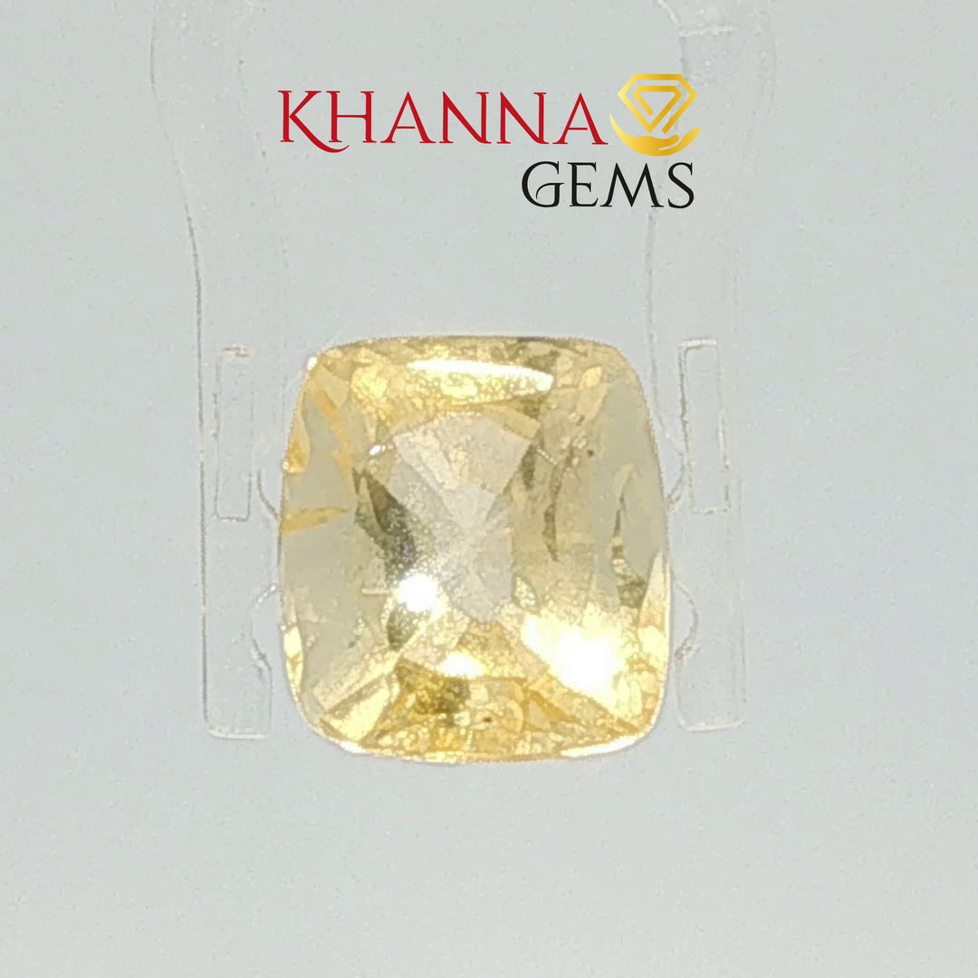 5.00/CT Natural Ceylonese Pukhraj with Govt Lab Certificate