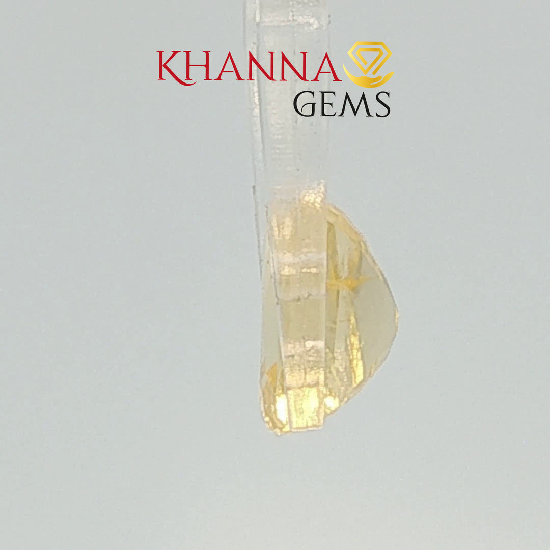 5.00/CT Natural Ceylonese Pukhraj with Govt Lab Certificate