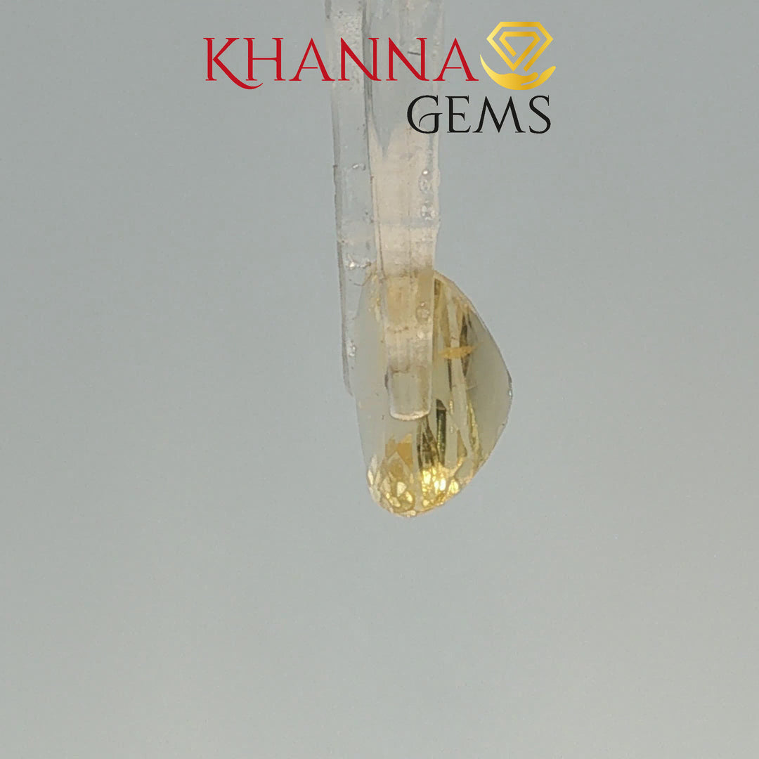 5.00/CT Natural Yellow Sapphire with Govt Lab Certificate-127699