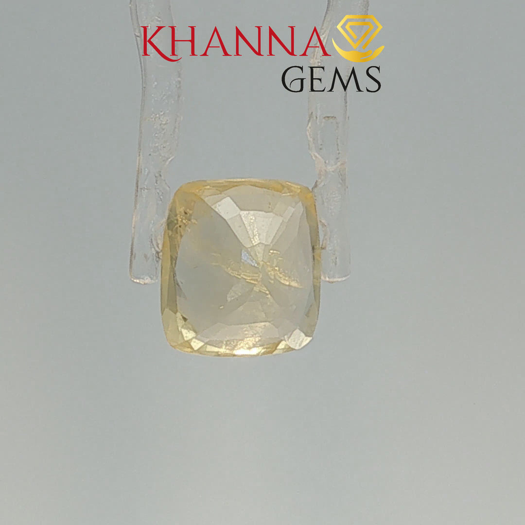 5.00/CT Natural Yellow Sapphire with Govt Lab Certificate-127699