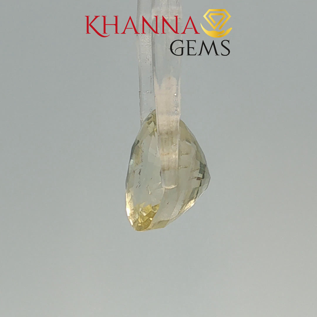 9.35/CT  Natural Yellow Sapphire With Govt Lab Certificate-127989