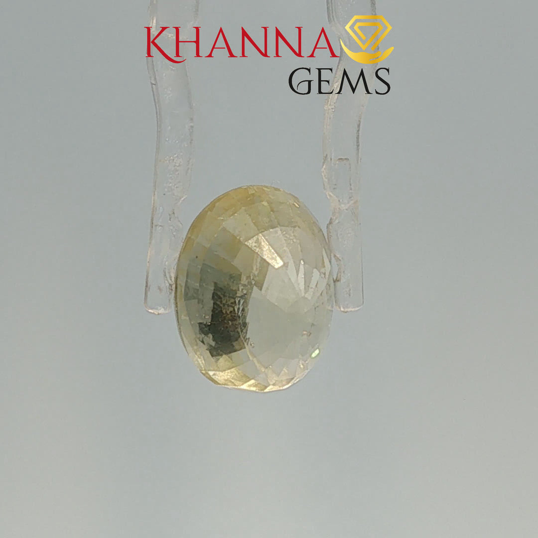 9.35/CT  Natural Yellow Sapphire With Govt Lab Certificate-127989