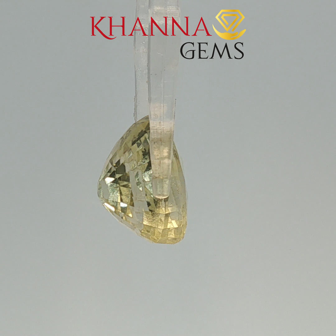 9.35/CT  Natural Yellow Sapphire With Govt Lab Certificate-127989