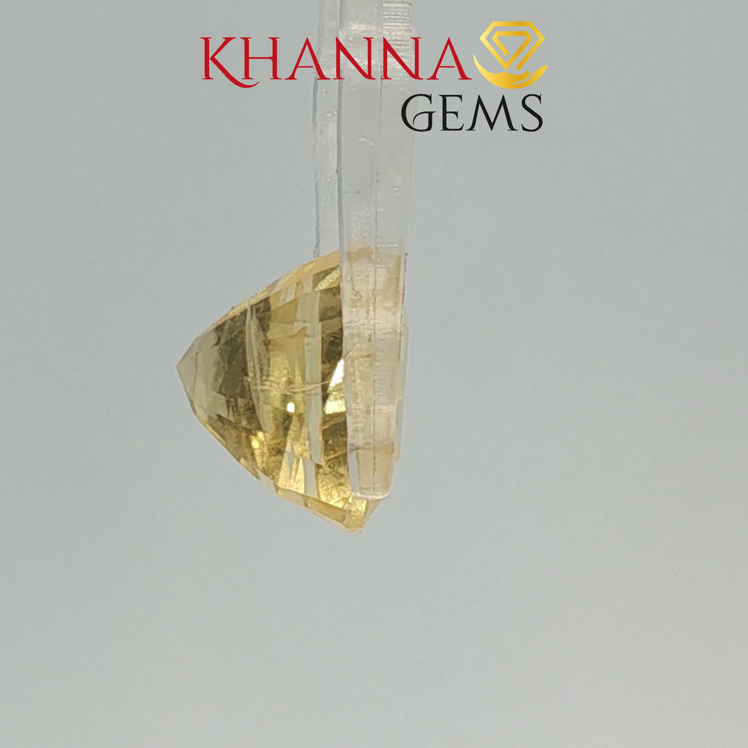 9.27/CT  Natural Yellow Sapphire With Govt Lab Certificate-127990