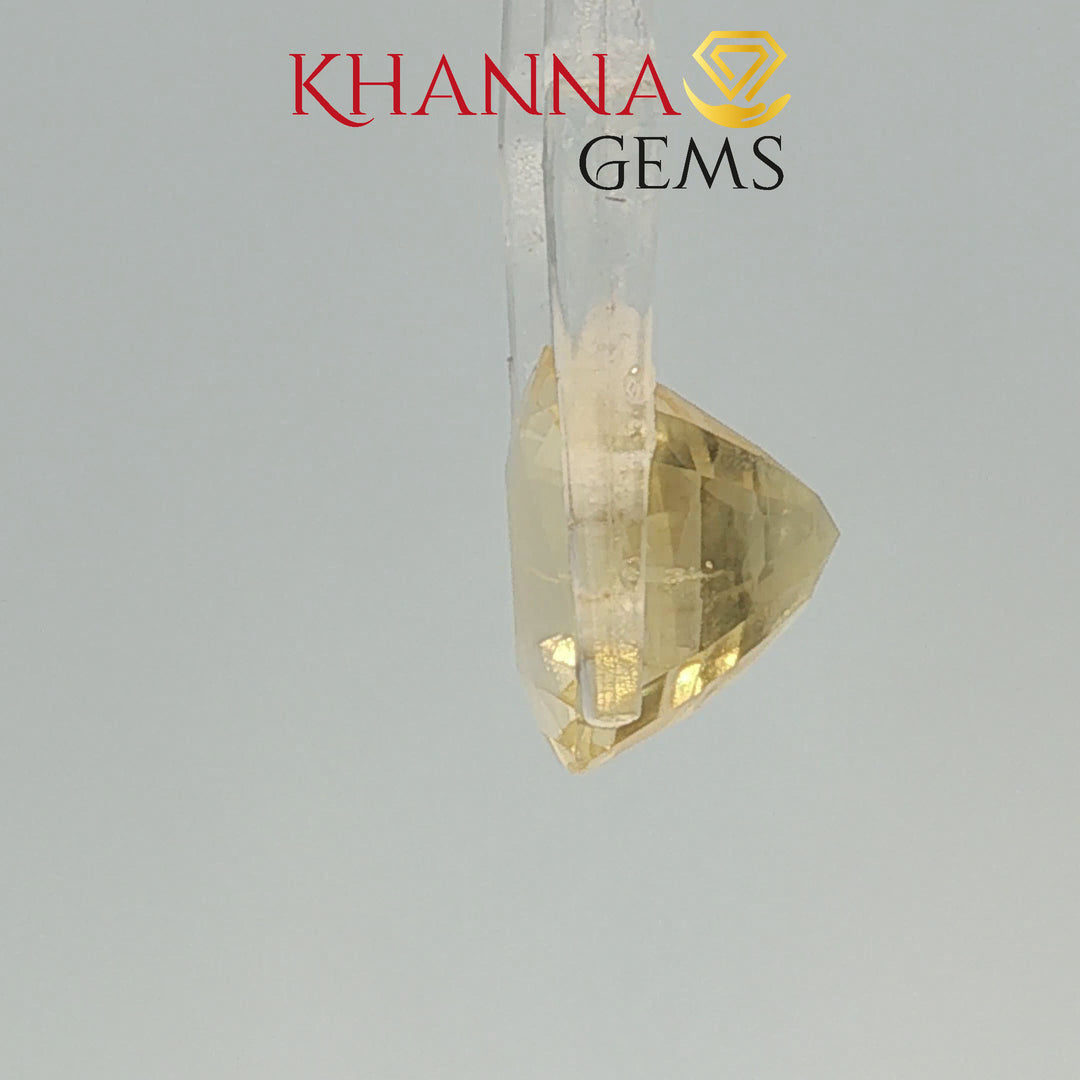 9.27/CT  Natural Yellow Sapphire With Govt Lab Certificate-127990
