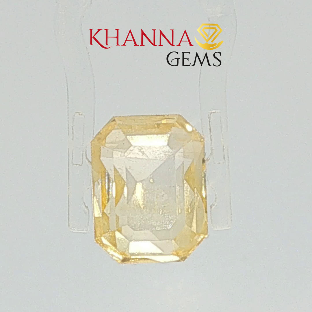 7.64/CT Natural Ceylonese Pukhraj with Govt Lab Certificate-78810