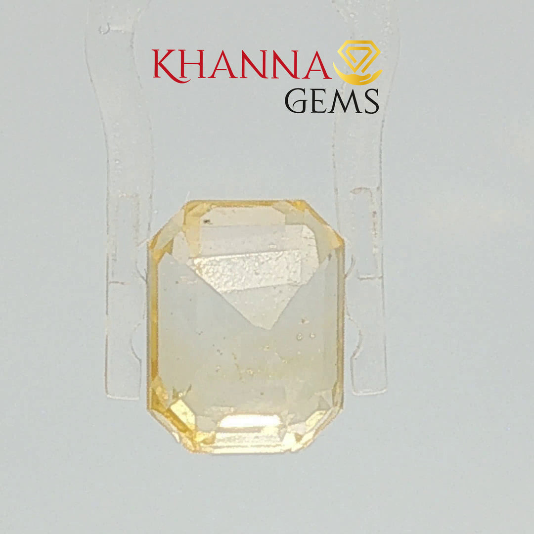 7.64/CT Natural Ceylonese Pukhraj with Govt Lab Certificate-78810