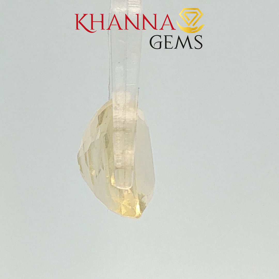 8.66/CT Natural Yellow Sapphire with Govt Lab Certificate-128110
